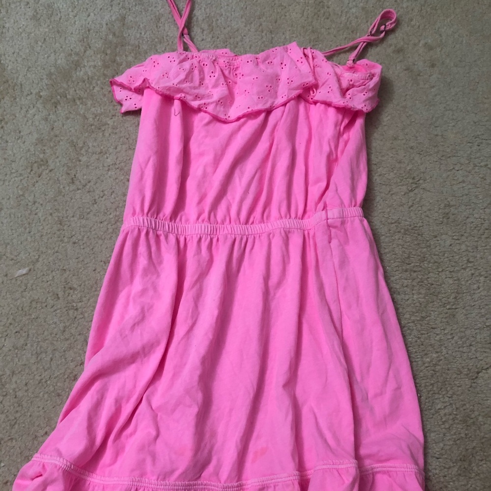 Hot pink dress